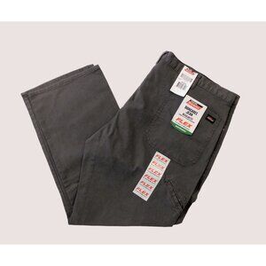 Dickies Dungaree Jeans Mens 44 x 30 Gray Straight Leg Regular Fit Flex Duck